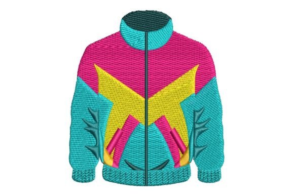 80s Style Jacket Embroidery Design Review