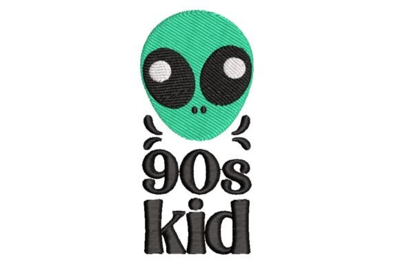 Alien 90s Kid Embroidery Design Review