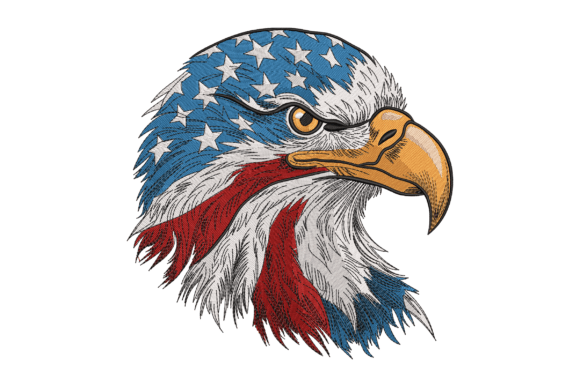 American Flag Eagle Embroidery Design Review for Real Projects