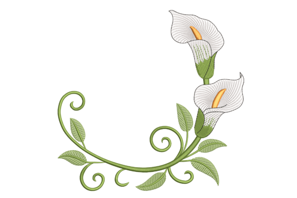Calla Lily Corner Embroidery Review for Sellers