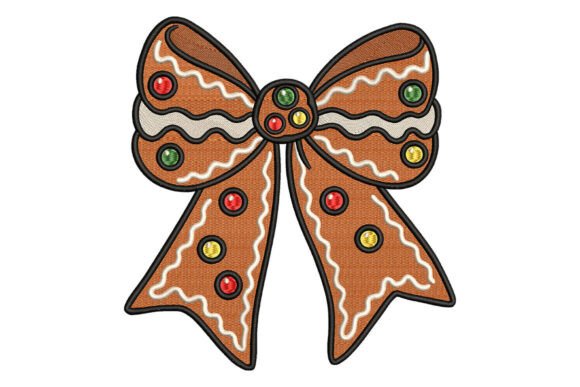 Christmas Cookie Bow Embroidery Review for Apparel Projects