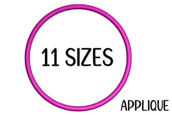 Circle Satin Stitch Appliqué in 11 Sizes Review