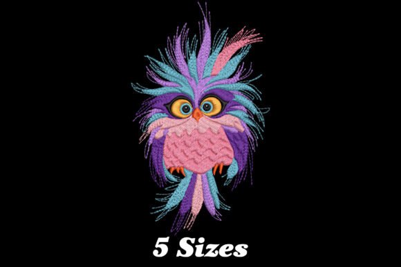 Colorful Bird with Big Eyes Embroidery Review