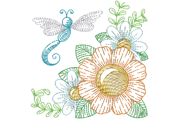 Dragonfly and Daisies: A Seasonal Embroidery Design Review