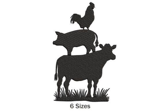 Enchanting Farm Animals: A Seasonal Embroidery Design Review
