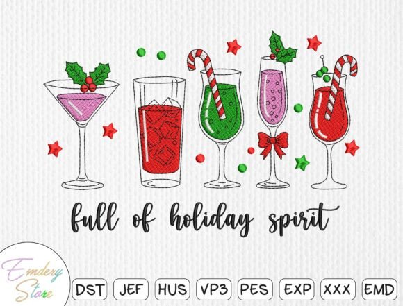 Full of Holiday Spirit Embroidery Design Review