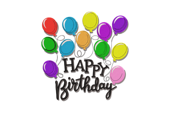 Happy Birthday Balloon Embroidery Design Review