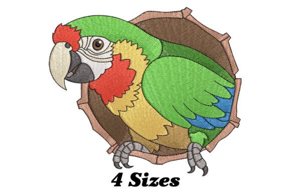 Parrots Embroidery Design Review for Craft Fairs