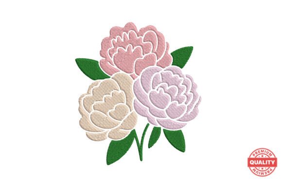 Peony Trio Embroidery Design Review