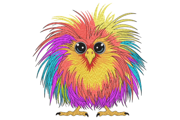 Rainbow Fluff Owl Embroidery Design Review