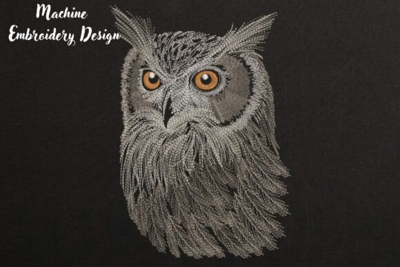 Realistic Owl Face Embroidery Review for Craft Fair Success
