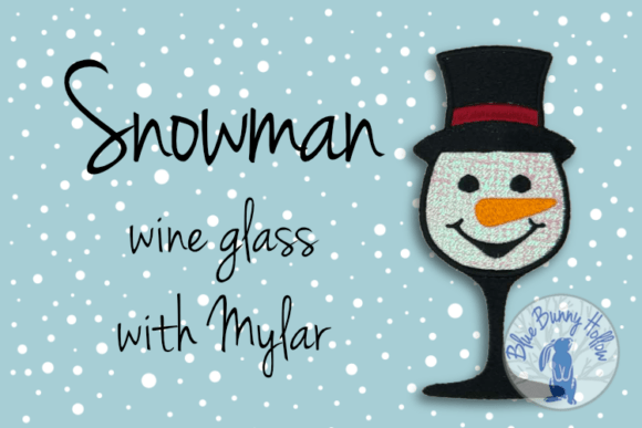 Snowman Wine Glass Embroidery Design Review
